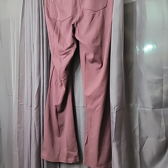 Inc International Concepts Zip Up Maroon Purple Pants Boot Cut Size 10 Nwt - Picture 7 of 8
